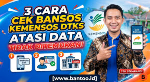 3 Cara Cek Bansos Kemensos DTKS Atasi Data Tidak Ditemukan
