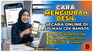Cara Mengubah Desil secara Online di Aplikasi Cek Bansos