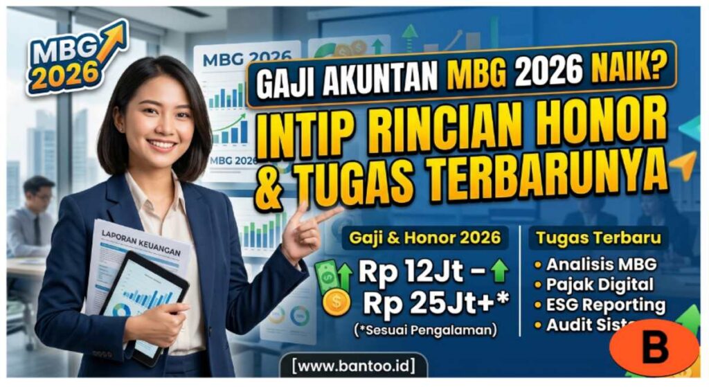 Gaji Akuntan MBG 2026 Naik? Intip Rincian Honor dan Tugas Terbarunya