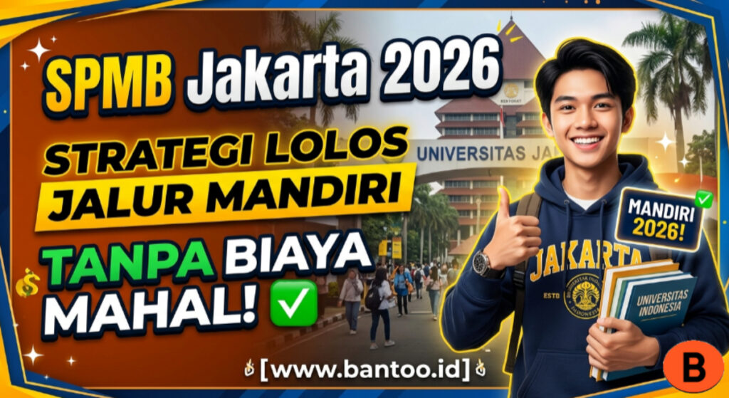 SPMB Jakarta 2026: Strategi Lolos Jalur Mandiri Tanpa Biaya Mahal