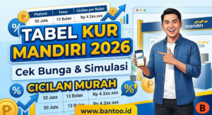 Tabel KUR Mandiri 2026: Cek Bunga & Simulasi Cicilan Murah