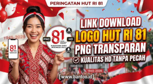 Link Download Logo HUT RI 81 PNG Transparan Kualitas HD Tanpa Pecah