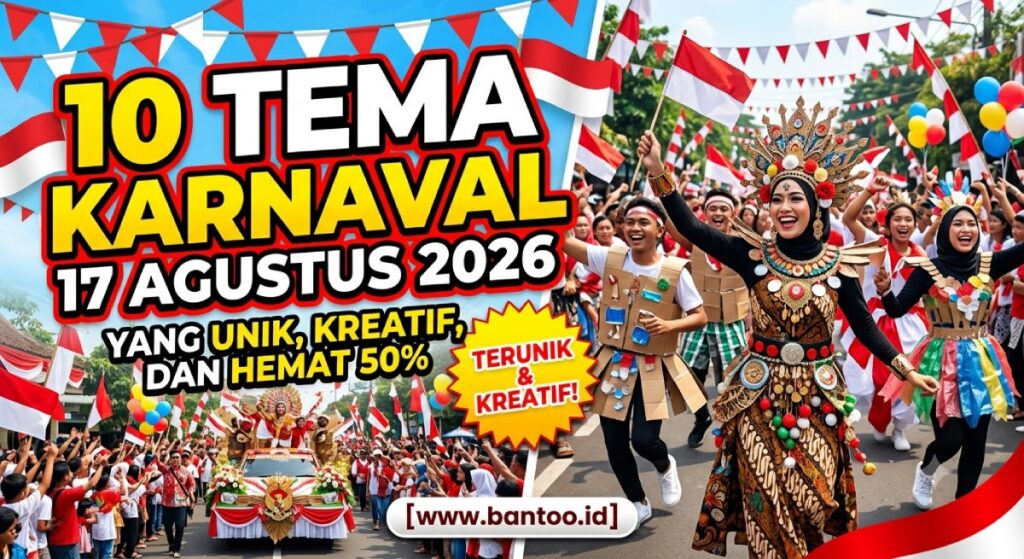 10 Tema Karnaval 17 Agustus 2026 yang Unik, Kreatif, dan Hemat 50%