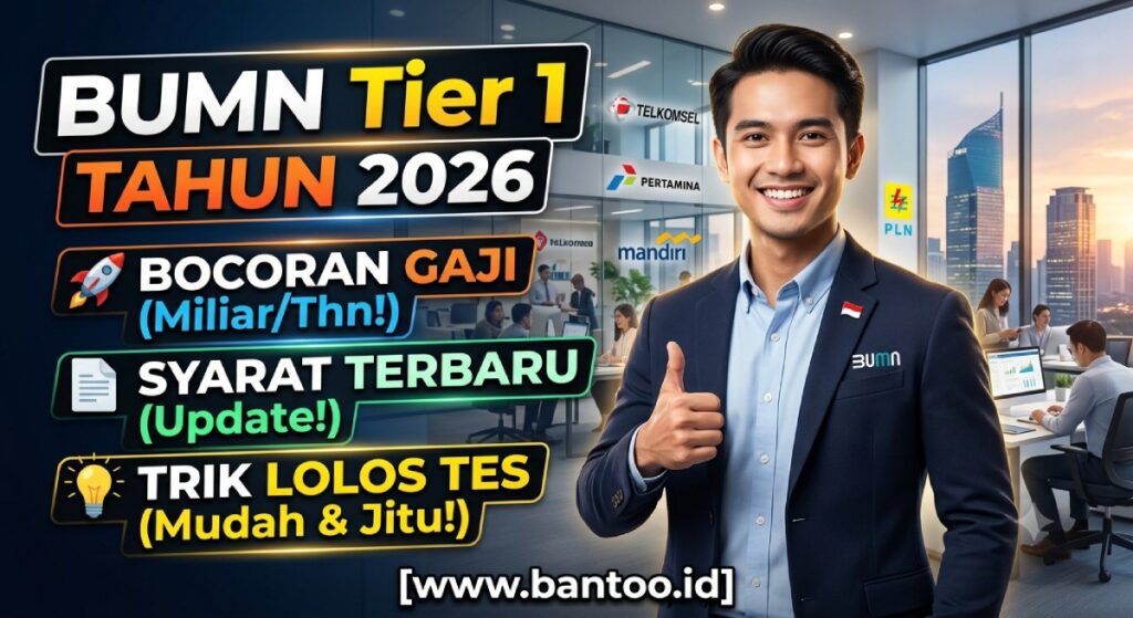 BUMN Tier 1 Tahun 2026: Bocoran Gaji, Syarat Terbaru, dan Trik Lolos Tes