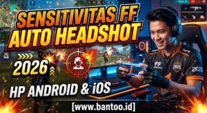 Sensitivitas FF Auto Headshot 2026 HP Android & iOS