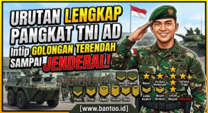 Urutan Lengkap Pangkat TNI AD: Intip Golongan Terendah Sampai Jenderal!